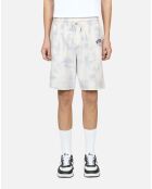 Short dégradé en coton bleu ciel