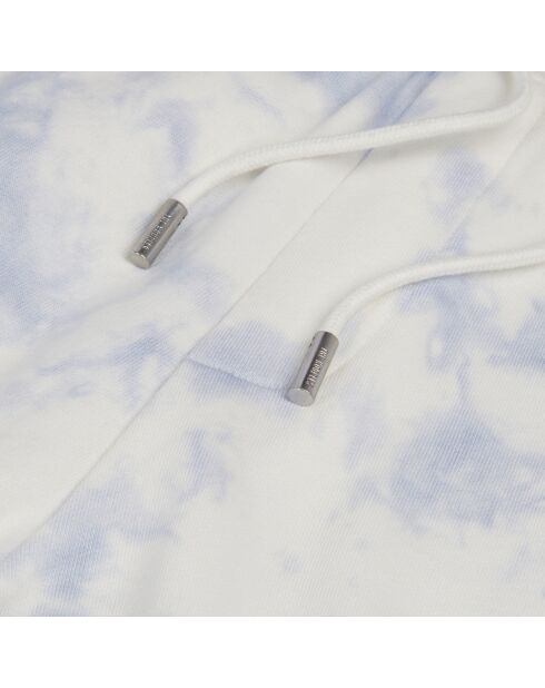 Short dégradé en coton bleu ciel