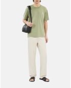 Sandales en cuir noir