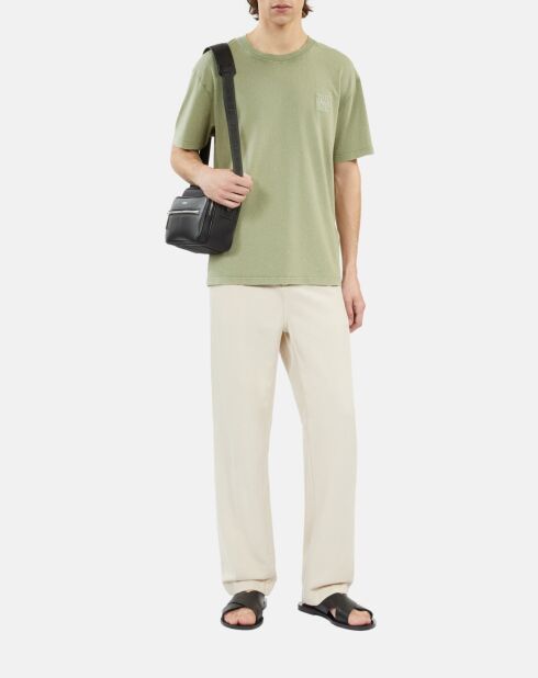 Sandales en cuir noir