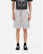 Short en coton gris ardoise