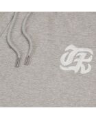 Short en coton gris ardoise