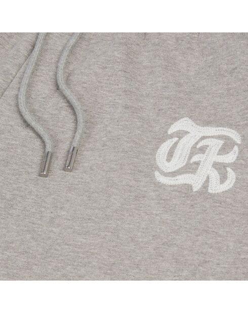 Short en coton gris ardoise