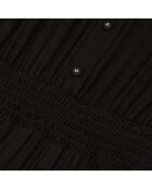 Robe longue avec volants noire