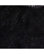 Top court en dentelle noir