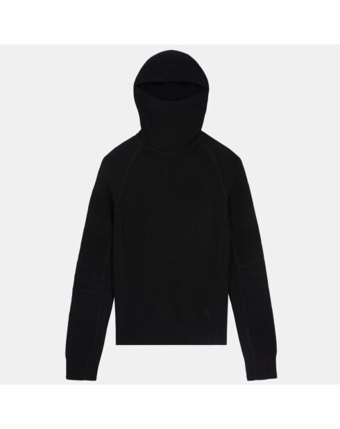 Pull cagoule noir