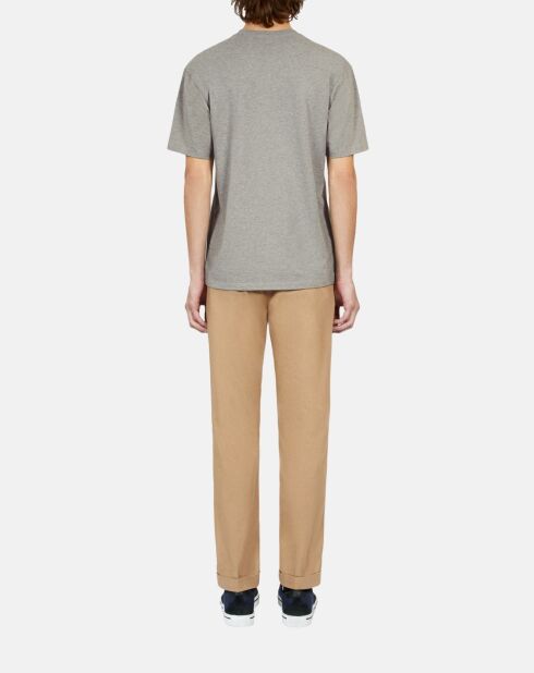 T-shirt avec sérigraphie gris