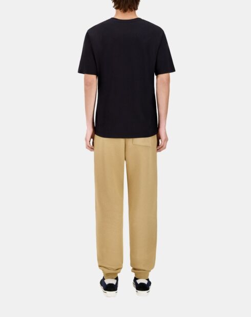 T-shirt avec sérigraphie noir délavé