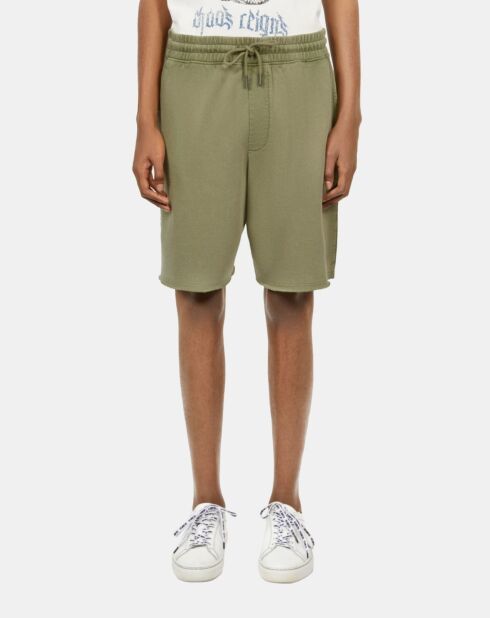 Short en coton vert clair