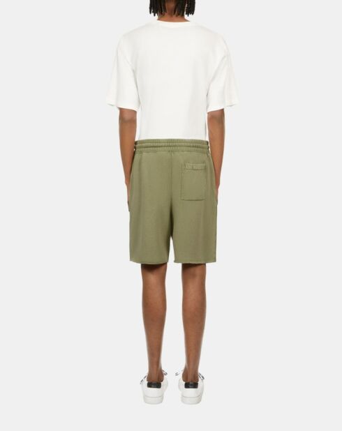 Short en coton vert clair