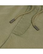 Short en coton vert clair