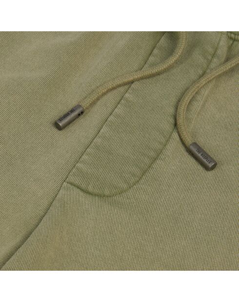 Short en coton vert clair