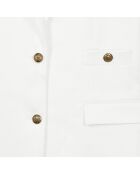 Veste tailleur blanche