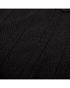 Jupe longue en maille ajourée noire