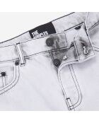 Jean  décoloré droit blanc de javel