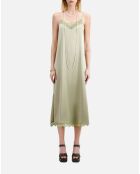 Robe nuisette longue vert clair