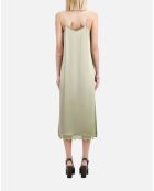 Robe nuisette longue vert clair