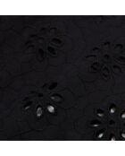 Pantalon en broderie Anglaise noir