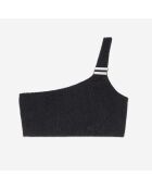 Haut de maillot de bain The Kooples x Luz asymétrique noir