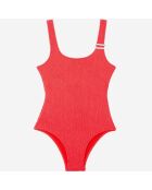 Maillot de bain The Kooples x Luz une pièce bretelles rouge