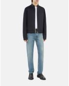 Blouson worker bleu marine