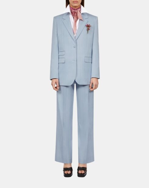 Veste tailleur lilas lavande