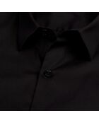 Chemise en popeline noire