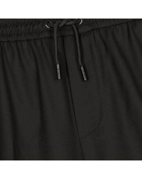 Bermuda en laine noir