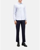 Chemise en smart twill bleu ciel