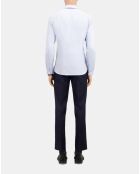 Chemise en smart twill bleu ciel