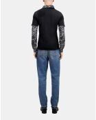 T-shirt avec sérigraphie noir