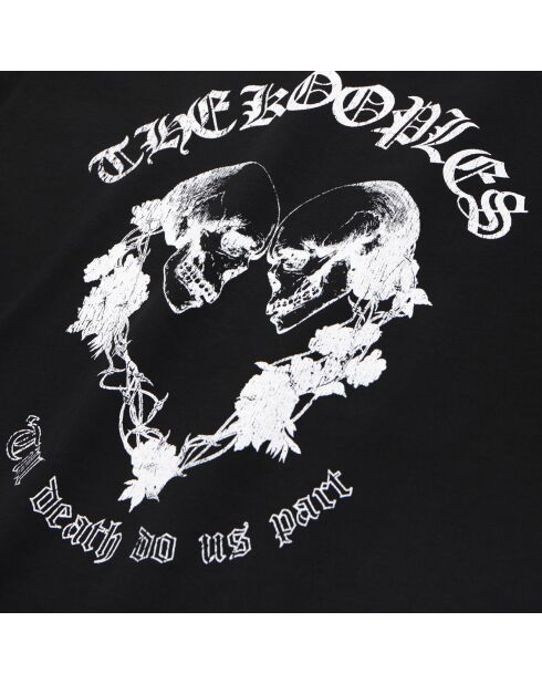 T-shirt avec sérigraphie noir