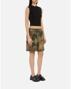 Top en maille ajourée noir