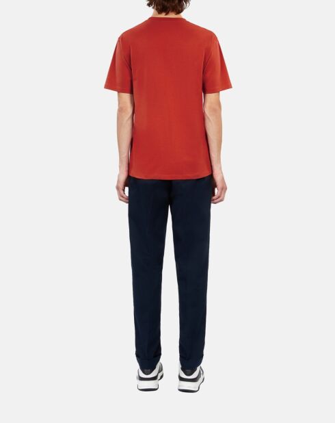 T-shirt avec broderie Palm tree rouge