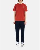 T-shirt avec broderie Palm tree rouge