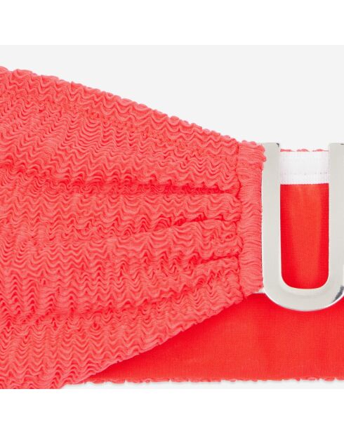 Haut de maillot de bain The Kooples x Luz bandeau rouge