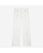 Pantalon tailleur blanc