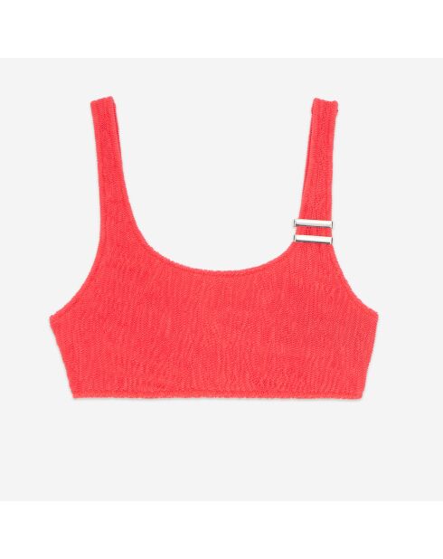 Haut de maillot de bain The Kooples x Luz brassière rouge