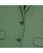 Veste tailleur en laine verte