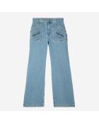 Jean flare bleu