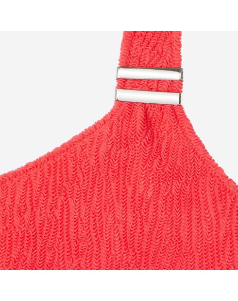 Haut de maillot de bain The Kooples x Luz asymétrique rouge