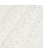 Top en guipure blanc