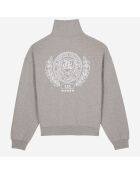 Sweatshirt avec sérigraphie gris ardoise