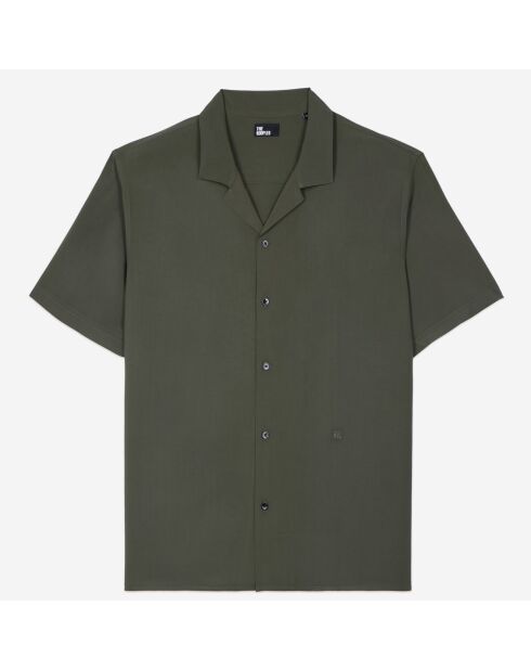 Chemise manches courtes kaki