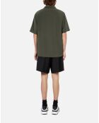 Chemise manches courtes kaki