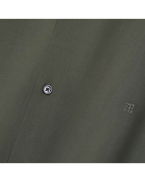 Chemise manches courtes kaki