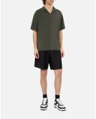 Chemise manches courtes kaki