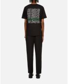 T-shirt avec sérigraphie Logo noir