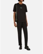 T-shirt avec sérigraphie Logo noir