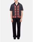 Chemise imprimée noire